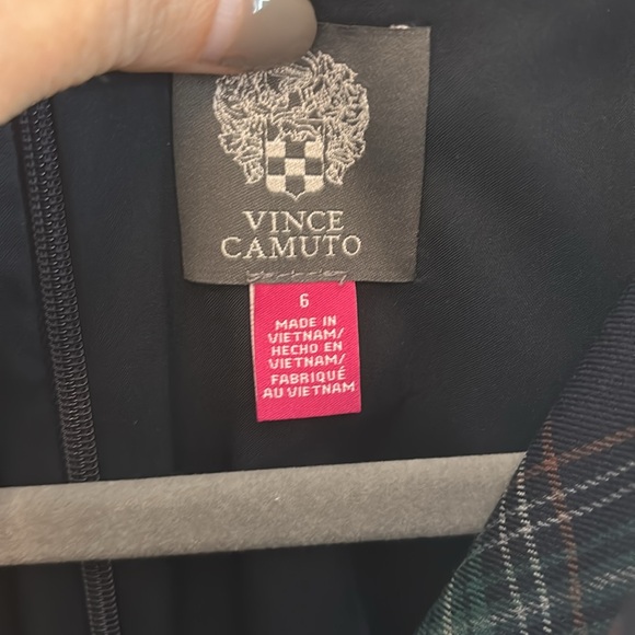Vinco Camuto Plaid Dress Size 6 NWT - Picture 4 of 8